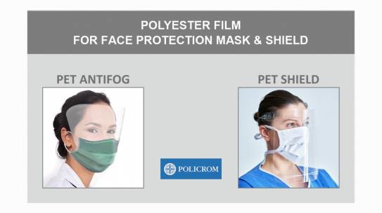 Folija za zaštitne maske i vizire