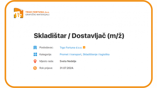 Oglas za radno mjesto